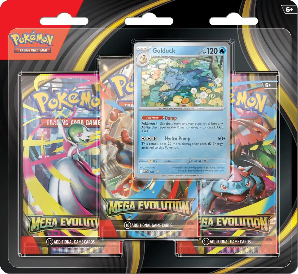 Mega Evolution - 3-Pack Blister - Golduck