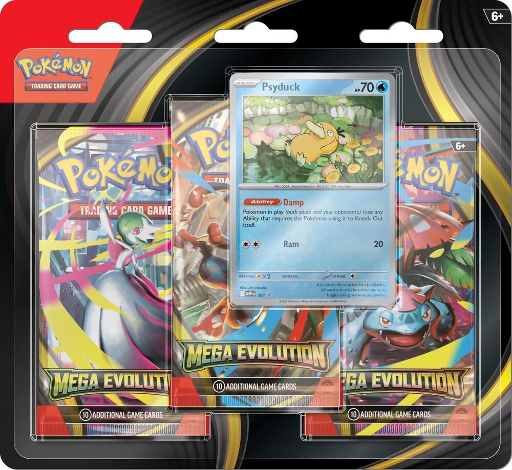 Mega Evolution - 3-Pack Blister - Psyduck