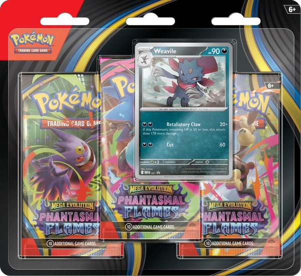 Phantasmal Flames - 3-Pack Blister - Weavile