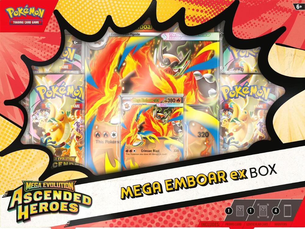 Ascended Heroes - ex Box - Mega Emboar ex