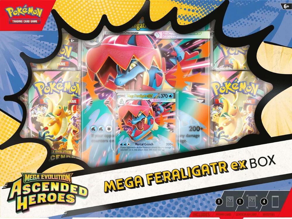 Ascended Heroes - ex Box - Mega Feraligatr ex