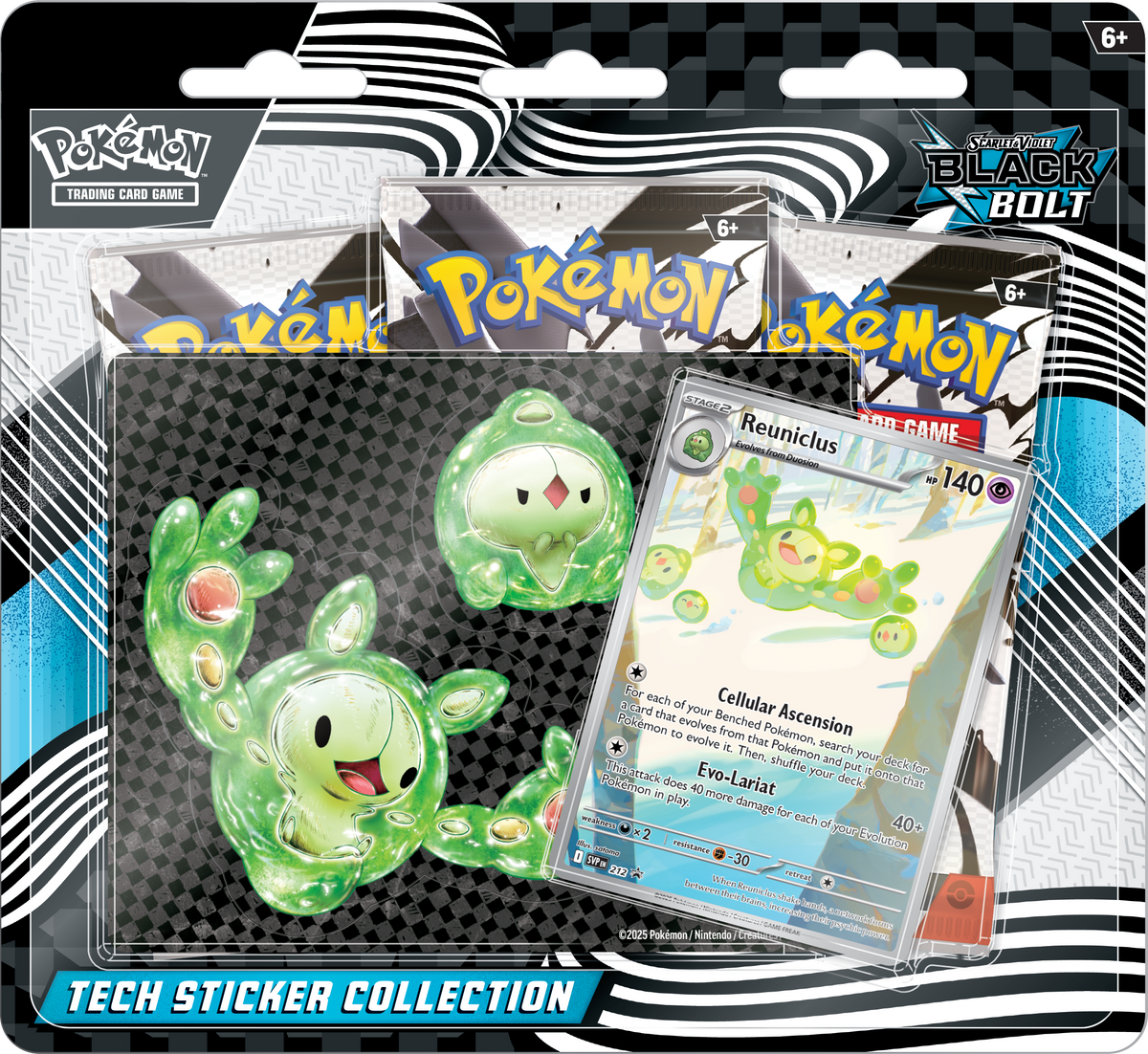 Black Bolt - Tech Sticker Collection - Reuniclus