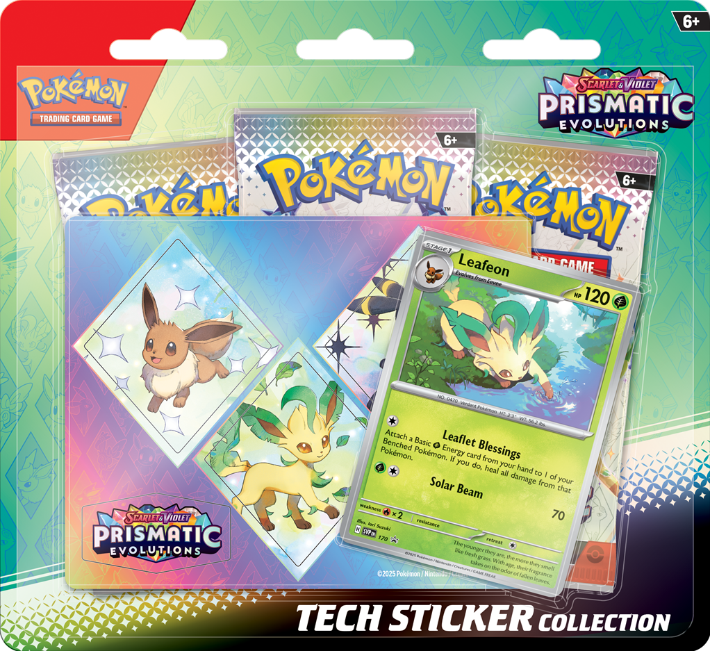 Prismatic Evolutions - Tech Sticker Collection - Leafeon