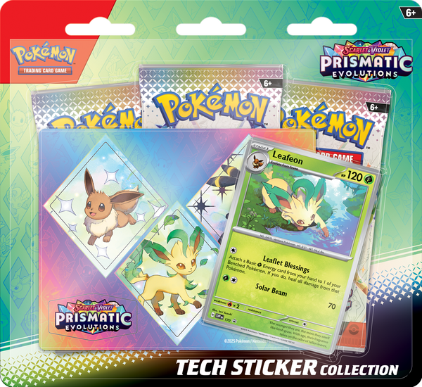 Prismatic Evolutions - Tech Sticker Collection - Leafeon